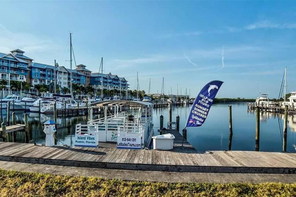 Bay View, Studio206, Beach Steps Away! Pool+Wifi Ruskin Extérieur photo